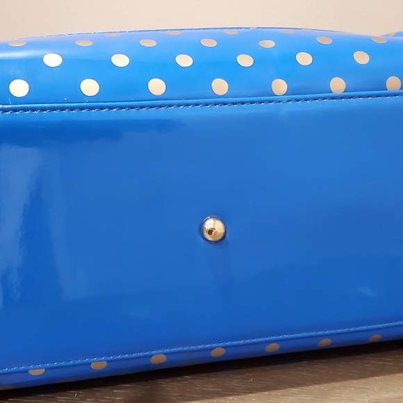 NWT SCORE! GameDay Bag in blue and gold - Picture 6 of 11